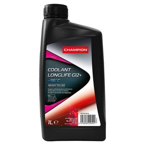 Champion Coolant Longlife G12+, 1 л (8229541) готовый антифриз фото