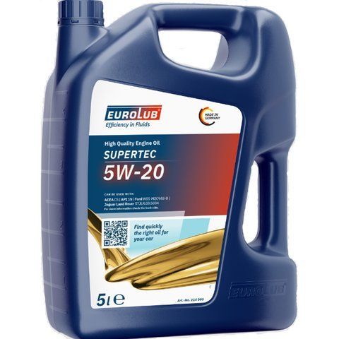 EuroLub SuperTec 5W-20, 5 л (314005) моторна олива фото