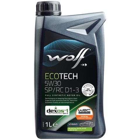 Wolf Ecotech SP/RC D1-3 5W-30, 1 л (1049900) моторна олива фото