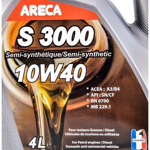 Areca S3000 10W-40 4 л, (040e000400) моторна олива фото