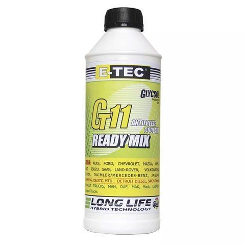 E-tec Glycsol G11 зеленый -38 &deg;C, 1 л (2853) готовый антифриз фото