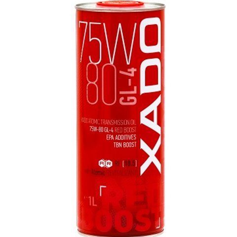 XADO Atomic Oil 75W-80 GL-4 Red Boost, 1 л (XA26131) синтетична трансмісійна олива фото