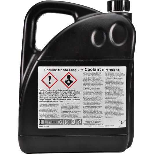 Готовый антифриз Mazda Long Life Coolant Premium FL22 зеленый -44 &deg;C фото