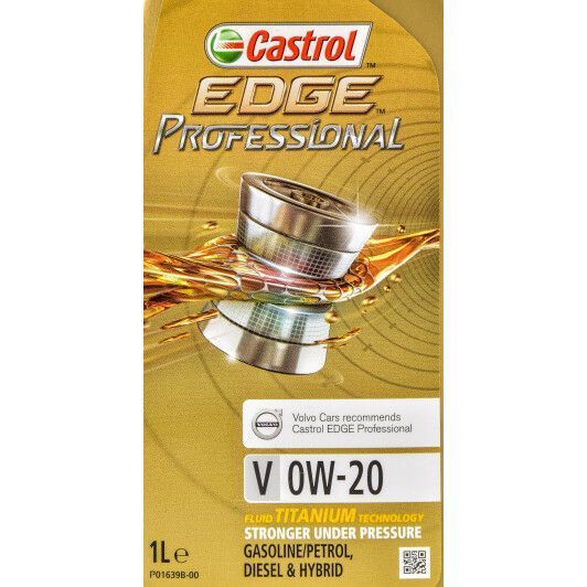 Castrol Professional EDGE V Titanium FST 0W-20 1 л, (R1EDGPV0212X1) моторное масло фото