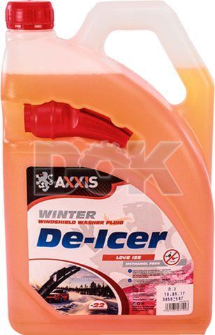 Омивач Axxis De-icer зимовий -22 &deg; С апельсин 4 л фото
