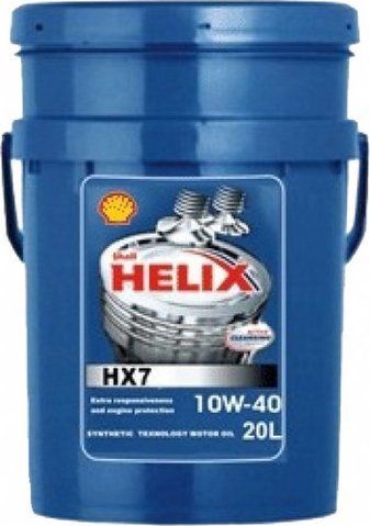 Shell Helix HX7 10W-40 20 л, (550040309) моторна олива фото