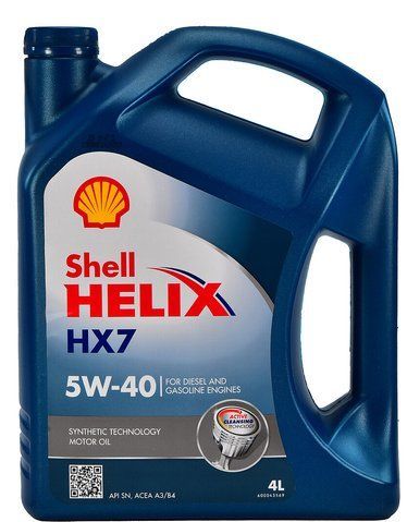 Shell Helix HX7 5W-40 4 л, (550040513) моторна олива фото