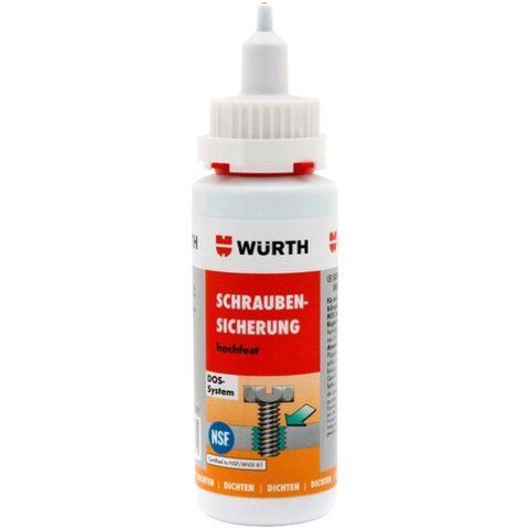 W&uuml;rth Schrauben-Sicherung Hochfest фиксатор резьбы, 25 мл (0893270025) фото