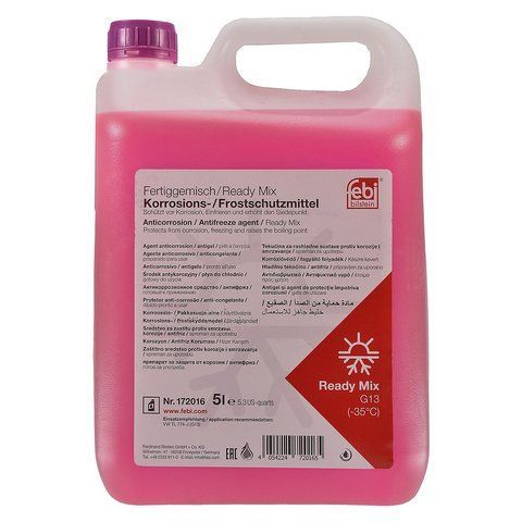 Готовый антифриз Febi G13 фиолетовый -35 &deg;C фото