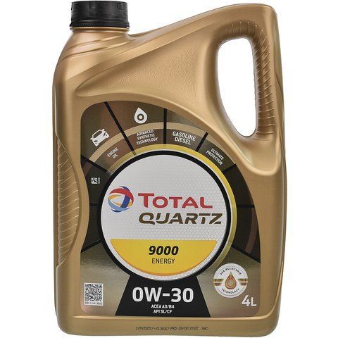 Total Quartz 9000 Energy 0W-30 4 л, (213687) моторна олива фото