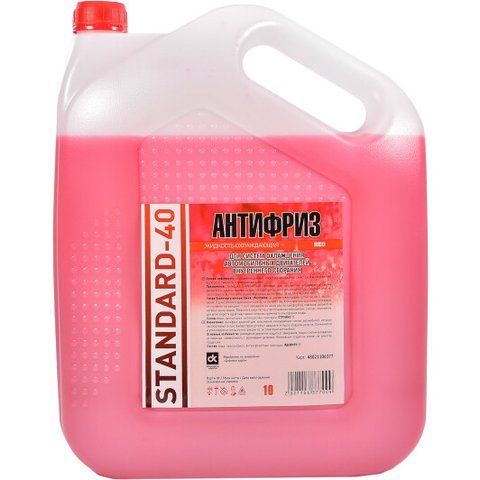 Готовый антифриз Дорожная Карта Standard красный -24 &deg;C фото