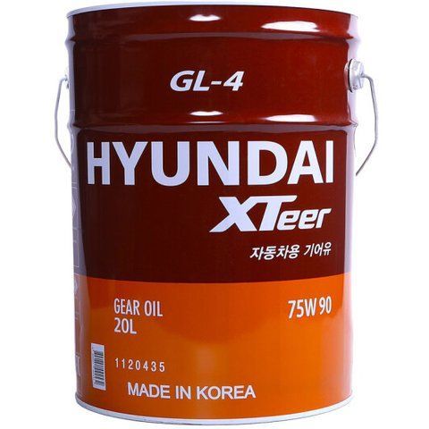 Hyundai XTeer GL-4 75W-90, 20 л (1120435) синтетическое трансмиссионное масло фото