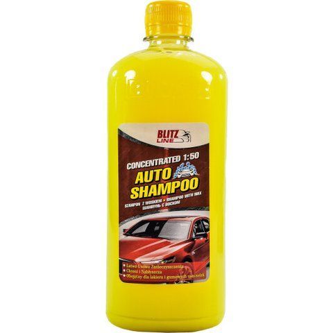 Автошампунь-полірол концентрат Blitz Line Auto-Wasch-Shampoo з воском фото