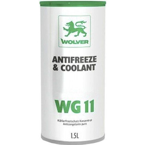 Готовый антифриз Wolver Antifreeze & Coolant WG11 G11 зеленый -38 &deg;C фото