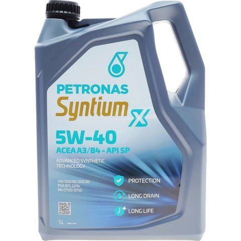 Petronas Syntium X A3/B4 5W-40, 5 л (70983M12EU) моторное масло фото