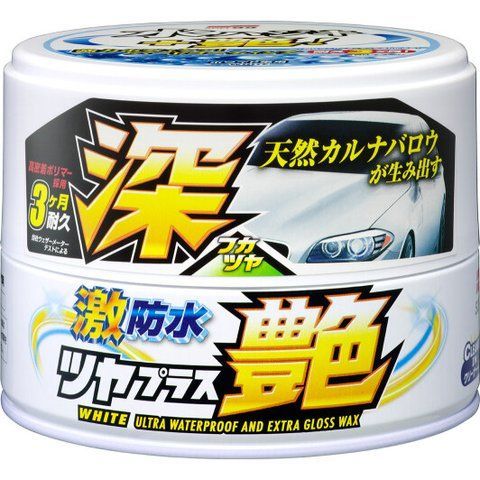 Кольоровий поліроль для кузова SOFT99 білий Water Block Wax Gloss Type фото