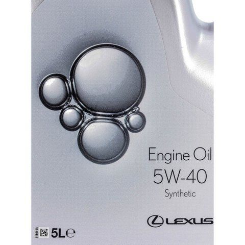 Toyota ENGINE OIL LEXUS 5W-40 5 л (0888082643) моторна олива фото