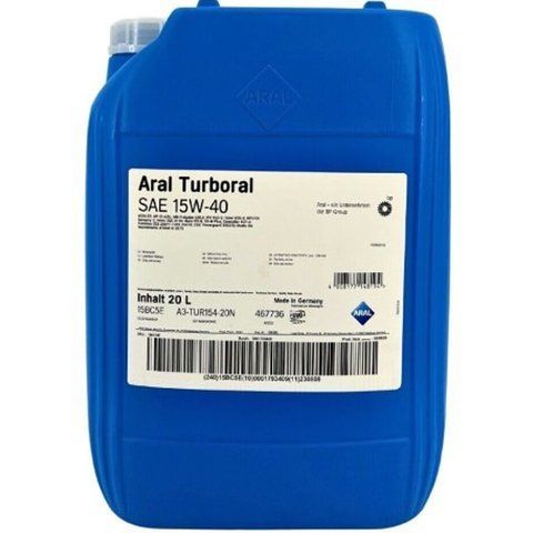 Aral Turboral 15W-40, 20 л (15BC5E) моторное масло фото