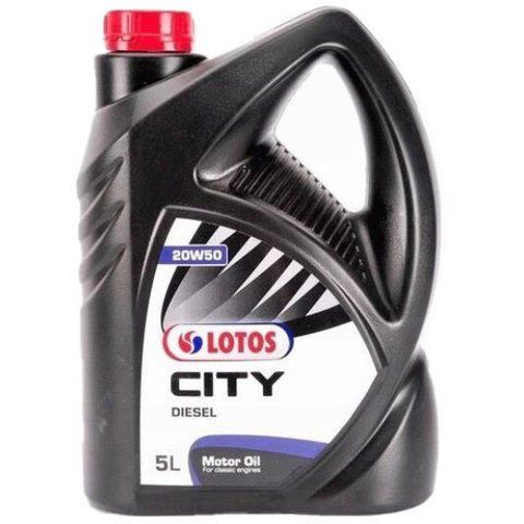 LOTOS City Diesel 20W-50 5 л, моторное масло фото