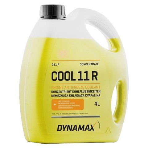 Dynamax Cool G11 R желтый, 4 л (501690) концентрат антифриза фото