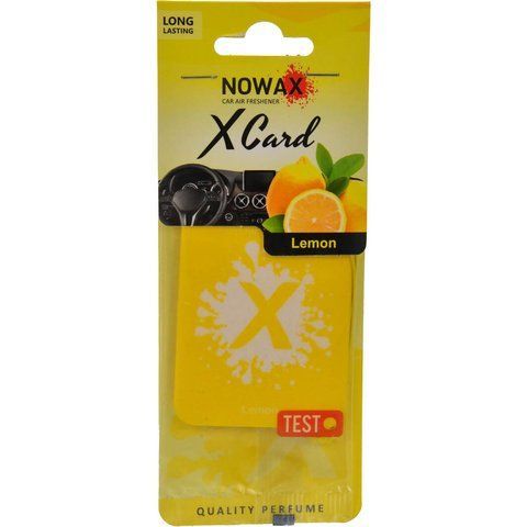 Nowax X Card Lemon, 12 г (NX07572) ароматизатор фото