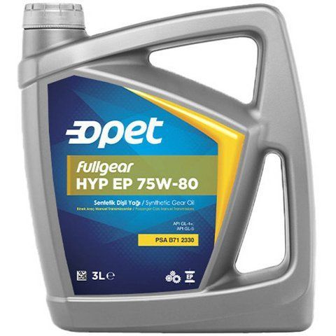 Opet FullGear HYP EP GL-4 75W-80, 3 л (601441295) синтетическое трансмиссионное масло фото