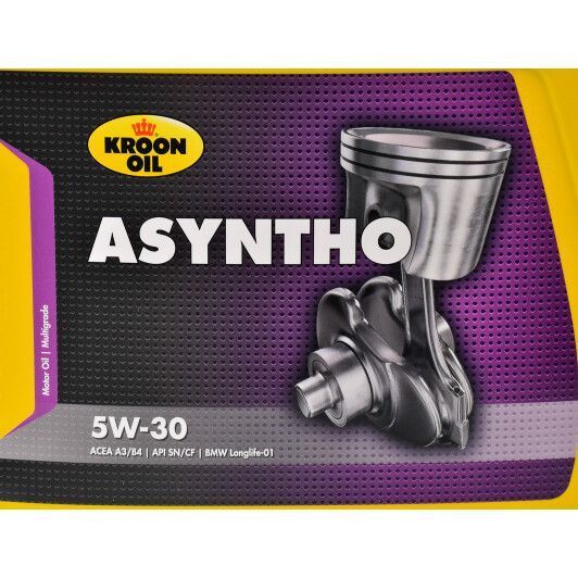Kroon Oil Asyntho 5W-30 4 л, (34668) моторное масло фото