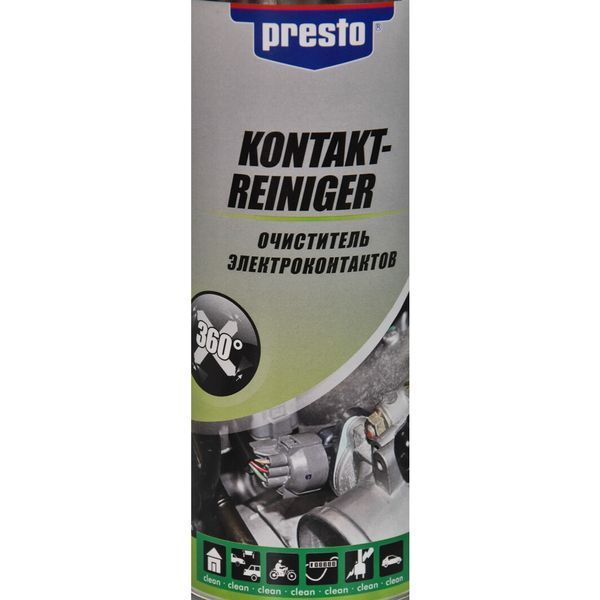 Presto Kontakt-Reiniger, 400 мл (306192) смазка электроконтактов фото