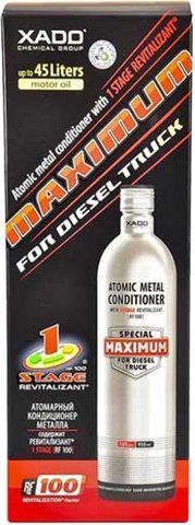 Атомарный кондиционер металла Xado Maximum for Diesel Truck для дизельных двигателей, 946 мл (xa4071 фото