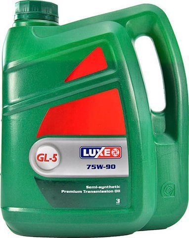 Luxe GL-5 75W-90, 3 л (563) напівсинтетична трансмісійна олива фото