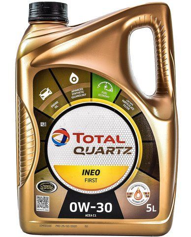 Total Quartz Ineo First 0W-30 5 л, (213833) моторна олива фото