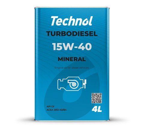 Technol Turbodiesel 15W-40, 4 л (TL91004) моторное масло фото