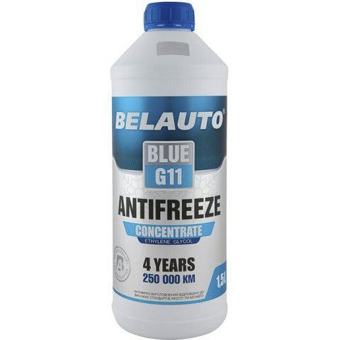 Belauto Antifreeze G11 синий, 1,5 л (AF1115) концентрат антифриза фото