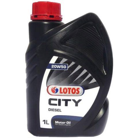 LOTOS City Diesel 20W-50 1 л, моторное масло фото