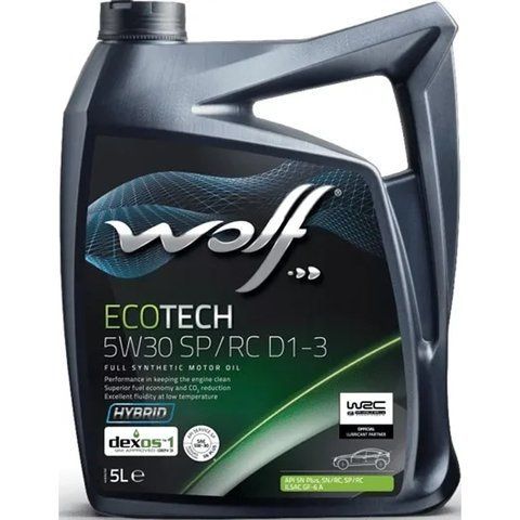 Wolf Ecotech SP/RC D1-3 5W-30, 5 л (1049902) моторное масло фото