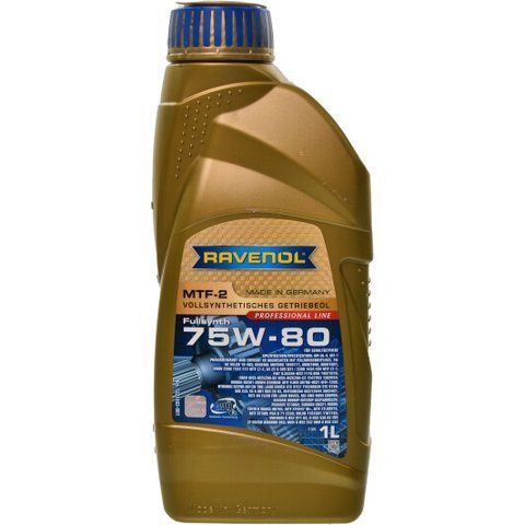 Ravenol MTF-2 GL-4 MT-1 75W-80, 1 л (1221103001) синтетическое трансмиссионное масло фото