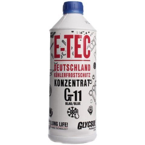 E-tec G11 синий, 1,5 л концентрат антифриза фото