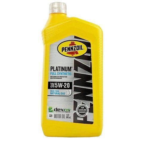 Pennzoil Platinum Fully Synthetic 5W-20, 0.946 л (550022686) моторное масло фото