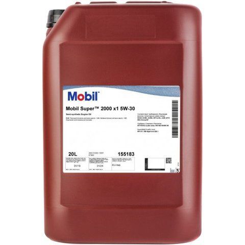 Mobil Super 2000 X1 5W-30, 20 л (155316) моторное масло фото