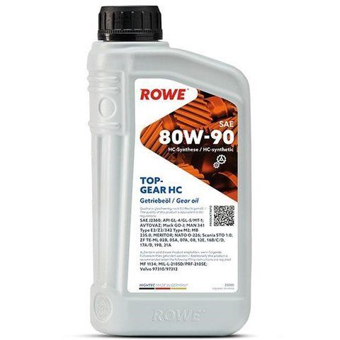 Rowe HC Top-Gear HC 80W-90, 1 л (25000001099) синтетическое трансмиссионное масло фото