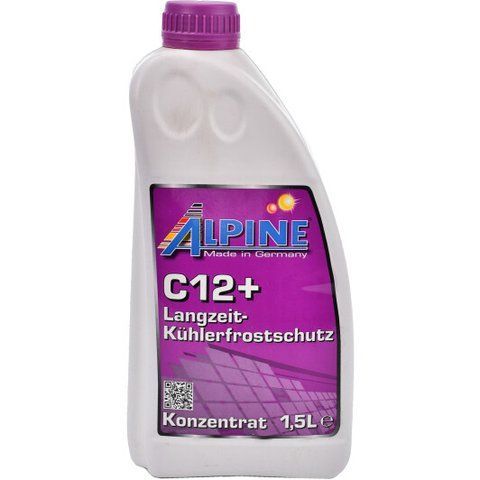 Alpine G12+ фиолетовый, 1,5 л (120515) концентрат антифриза фото