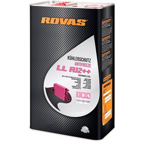 Rovas Antifreeze LL R12++ розовый -80&deg;C, 1 л (75956) концентрат антифриза фото