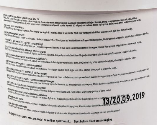 Очиститель рук 4Max Hand Wash Paste Solid миндаль фото