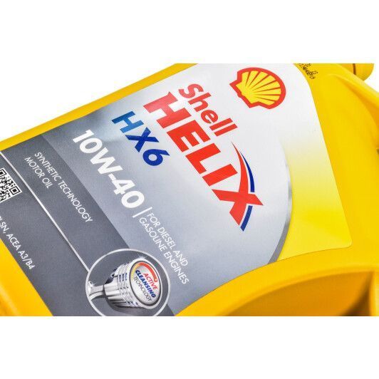 Shell Helix HX6 10W-40 4 л, (550039792) моторна олива фото