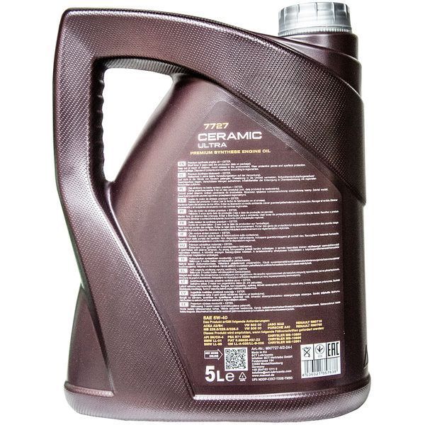Mannol Ceramic Ultra 5W-40, 5 л (MN7727-5) моторна олива фото