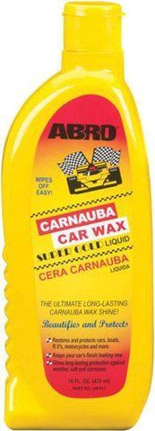 Поліроль для кузова ABRO Carnauba Car Wax Super Gold Liquid фото