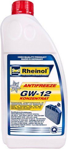 SWD Rheinol GW-12 G12 красный, 1,5 л (27572) концентрат антифриза фото