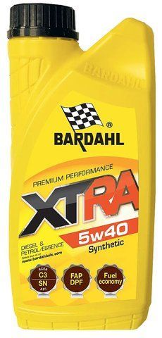 Bardahl XTRA 5W-40, 1 л (34121) моторное масло фото