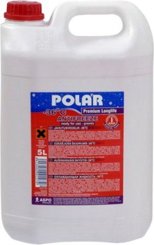 Готовый антифриз Polar Premium Long Life G12 красный -36 &deg;C фото