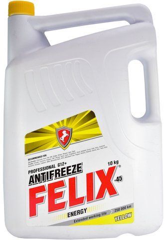 Готовий антифриз Felix Energy G12+ 10 л, жовтий -45 &deg;C фото
